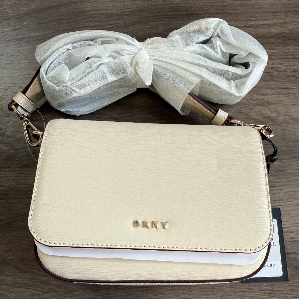 DKNY Cream Crossbody Shoulder Bag – New with Tags
